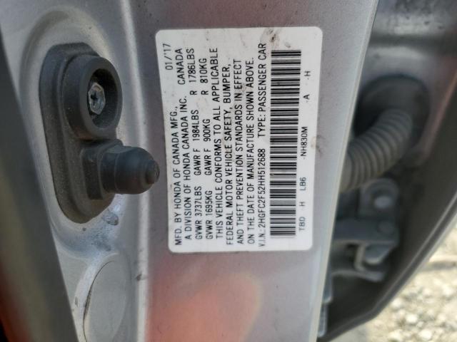 2HGFC2F52HH512688 Honda Civic Lx