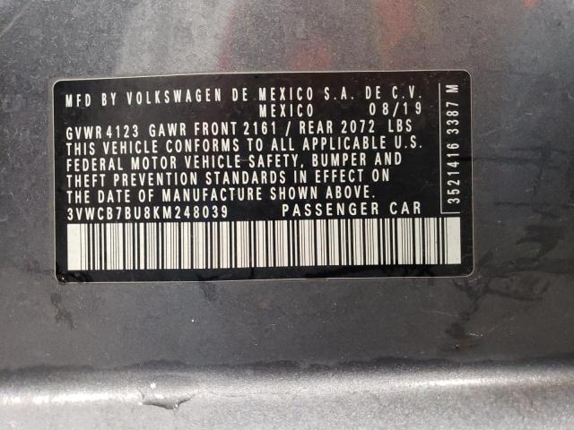 3VWCB7BU8KM248039 Volkswagen JETTA S