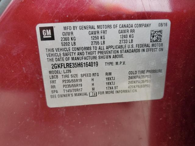 2GKFLRE35H6164019 GMC Terrain Denali