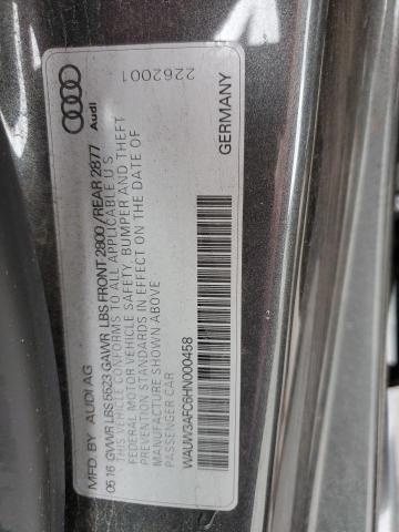 WAUW3AFC6HN000458 Audi A7 Competition Prestige