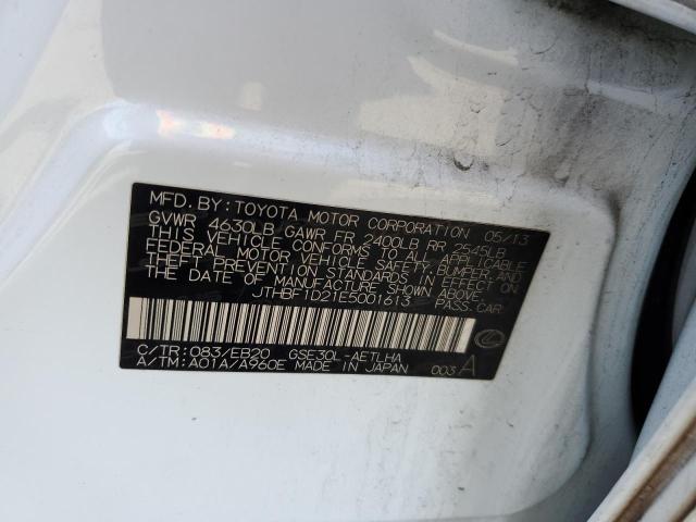 JTHBF1D21E5001613 Lexus IS 250