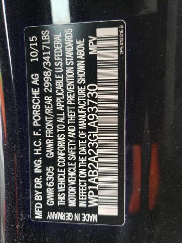 WP1AB2A23GLA93730 Porsche CAYENNE S