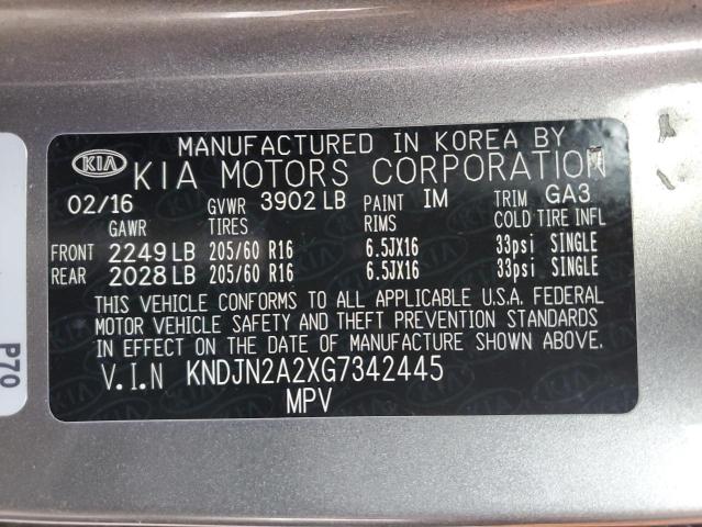 KNDJN2A2XG7342445 KIA Soul