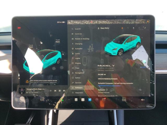 5YJYGDEE2LF010805 Tesla Model Y