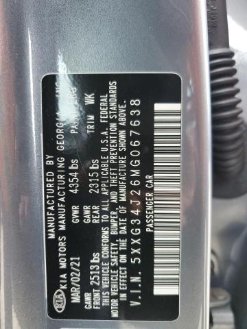 5XXG34J26MG067638 KIA K5 EX