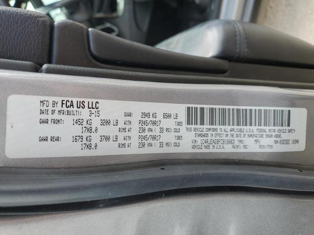 1C4RJEAG9FC816063 Jeep Grand Cherokee Laredo