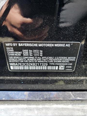 WBA7E2C52KB217329 BMW 740 I
