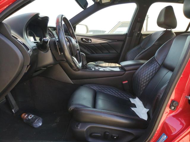 JN1FV7AP0JM461499 Infiniti Q50 Red Sport 400