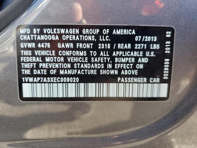 1VWAP7A3XEC009020 Volkswagen PASSAT S