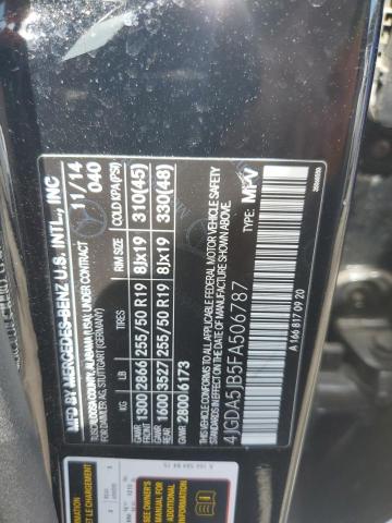 4JGDA5JB5FA506787 Mercedes-Benz ML 350