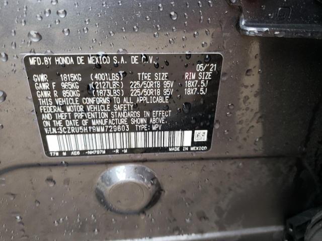 3CZRU5H19MM729603 Honda HR-V SPORT