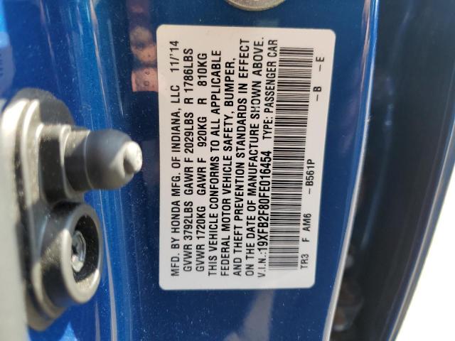 19XFB2F80FE016454 Honda CIVIC EX