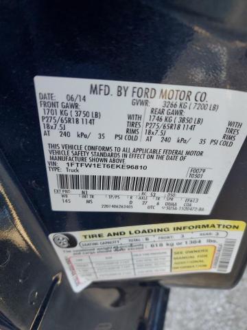 1FTFW1ET6EKE96810 Ford F150 Supercrew