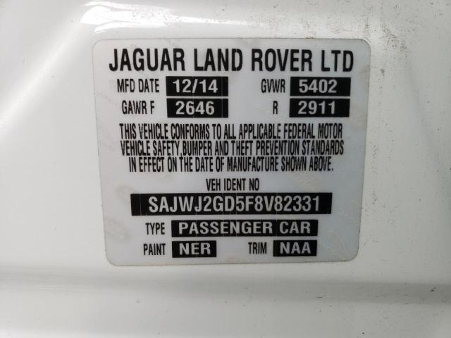 SAJWJ2GD5F8V82331 Jaguar Xjl Portfolio