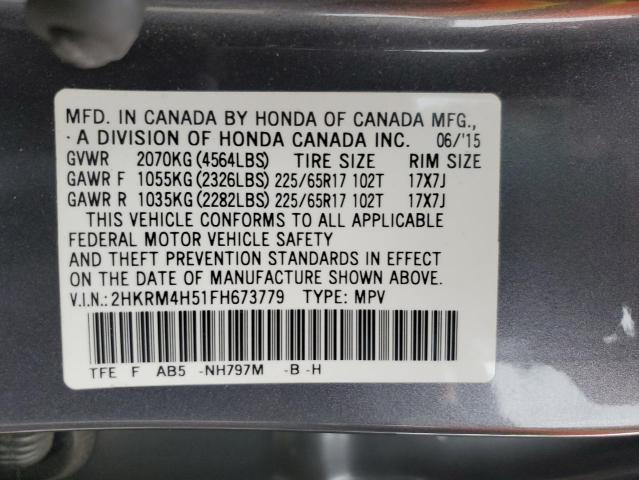 2HKRM4H51FH673779 Honda CR-V EX