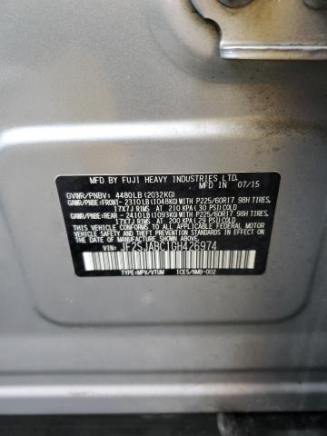 JF2SJABC1GH426974 Subaru Forester 2.5i
