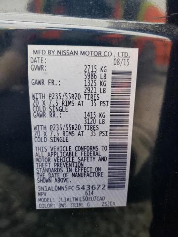 5N1AL0MN5FC543672 Infiniti QX60