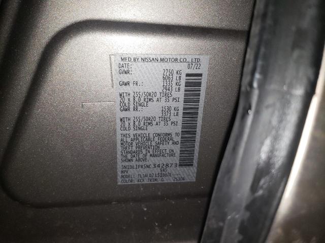5N1DL1FR5NC342873 Infiniti QX60 LUXE