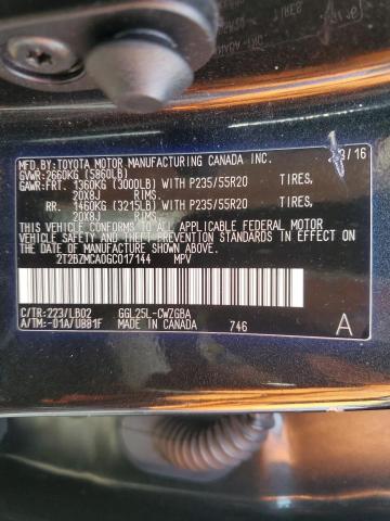 2T2BZMCA0GC017144 Lexus Rx 350 Base