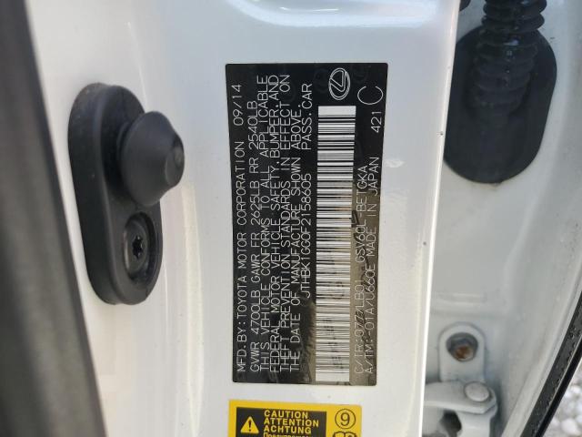JTHBK1GG0F2158605 Lexus ES 350
