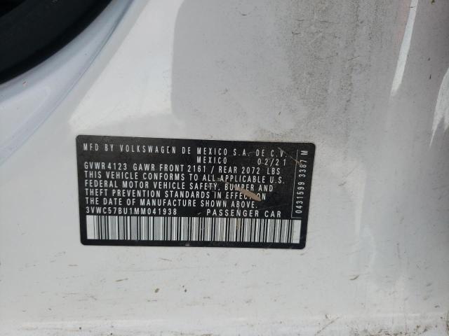 3VWC57BU1MM041938 Volkswagen JETTA S