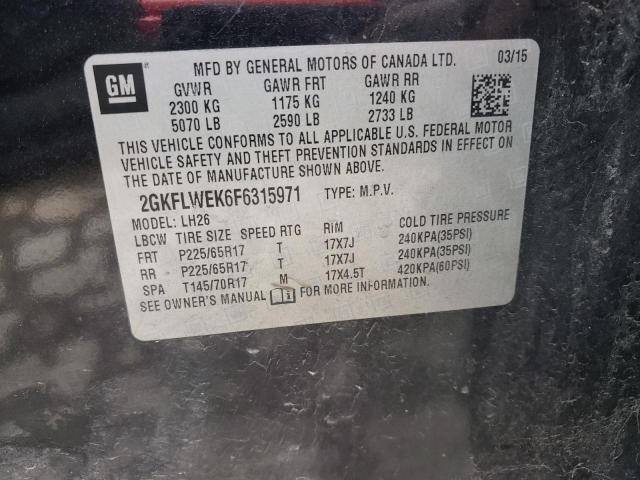 2GKFLWEK6F6315971 GMC Terrain Sle