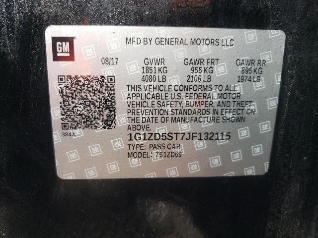 1G1ZD5ST7JF132115 Chevrolet MALIBU LT