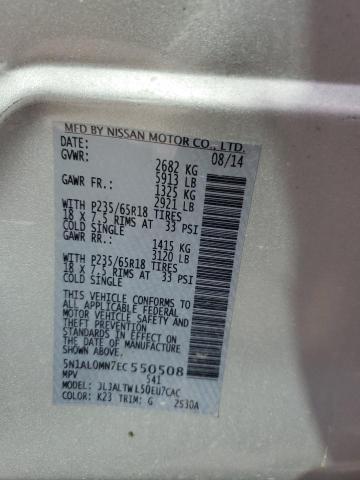 5N1AL0MN7EC550508 Infiniti QX60