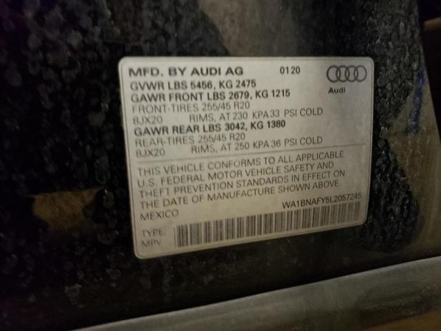 WA1BNAFY5L2057245 Audi Q5 Premium Plus