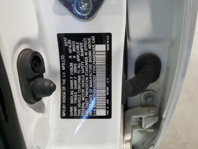 SHHFK7H25HU226257 Honda Civic Lx