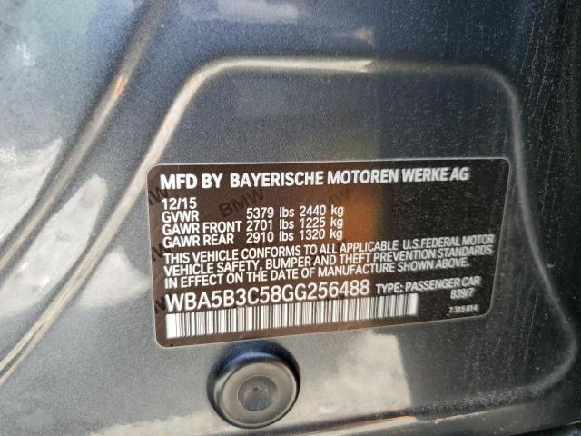 WBA5B3C58GG256488 BMW 535 XI