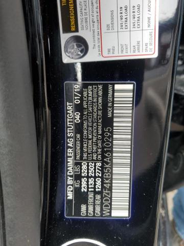 WDDZF4KB5KA610295 Mercedes-Benz E 300 4matic