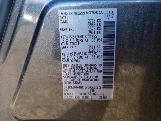 5N1DL0MM4HC556355 Infiniti QX60
