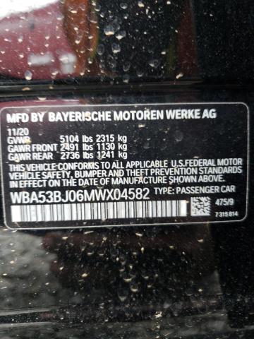 WBA53BJ06MWX04582 BMW 540 I