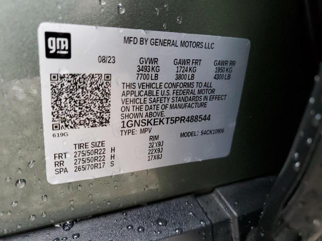 1GNSKEKT5PR488544 Chevrolet Suburban K1500 Rst