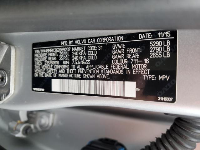 YV449MRK3G2869237 Volvo Xc60 T6 Premier