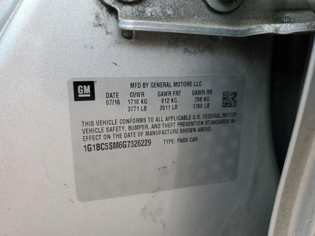 1G1BC5SM6G7326229 Chevrolet CRUZE LS