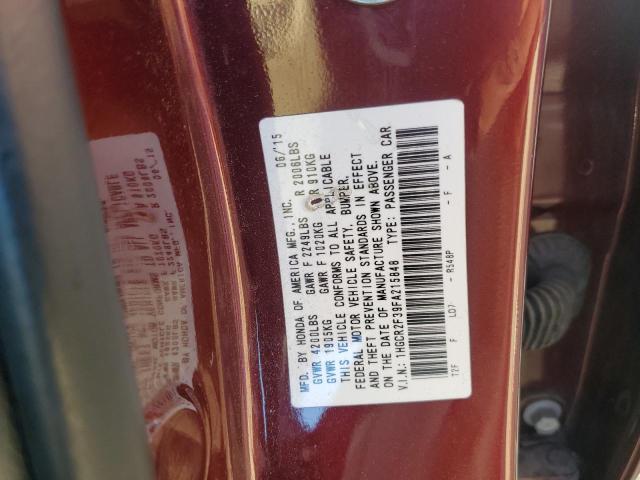 1HGCR2F39FA215848 Honda ACCORD LX