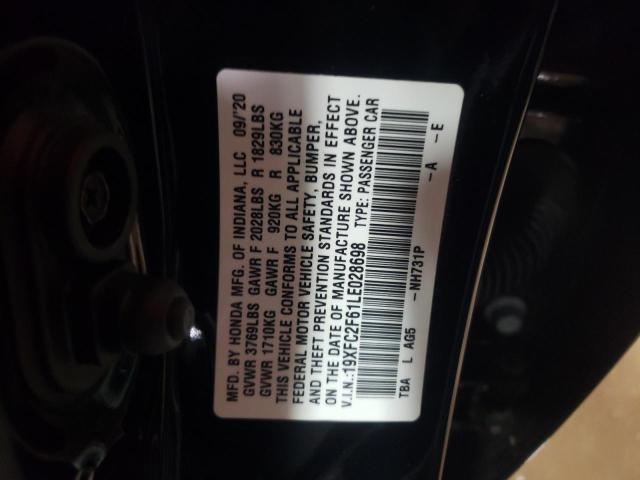 19XFC2F61LE028698 Honda Civic Lx