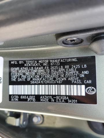 58ADA1C12RU037487 Lexus Es 300h Base