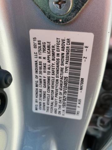 19XFB2F76FE048526 Honda CIVIC SE