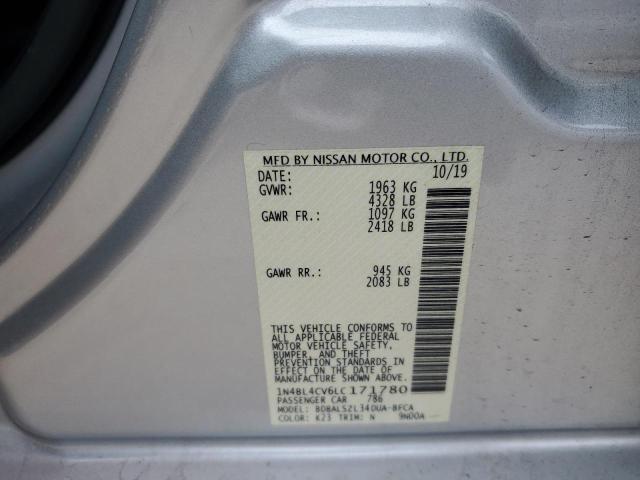 1N4BL4CV6LC171780 Nissan ALTIMA SR