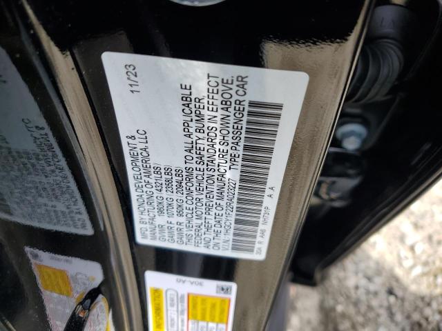1HGCY1F22RA023227 Honda ACCORD LX