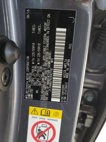 JTJYARBZ9G2042100 Lexus Nx 200t Base