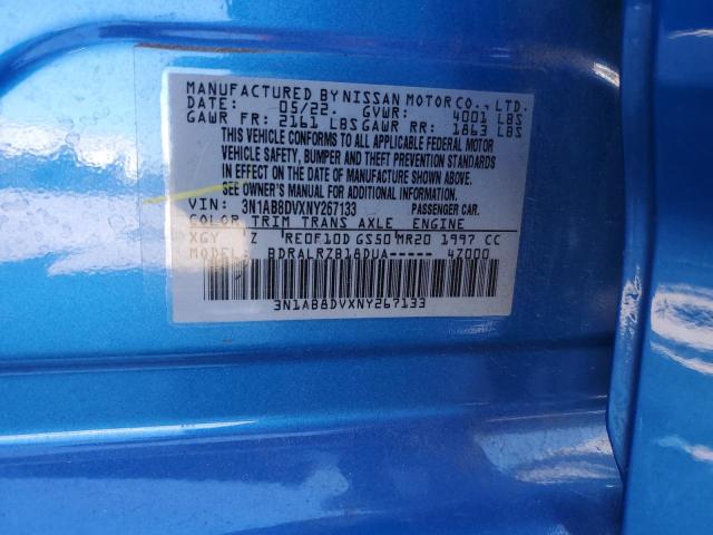 3N1AB8DVXNY267133 Nissan SENTRA SR