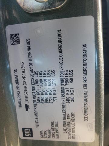 1GKS2GKD8PR191365 GMC Yukon Xl K1500 Slt
