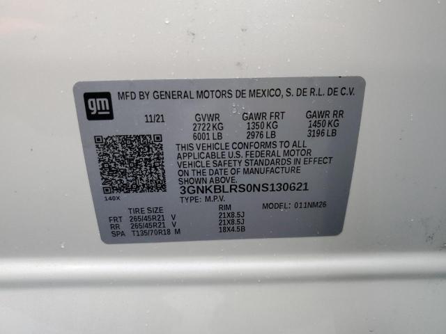 3GNKBLRS0NS130621 Chevrolet Blazer Premier