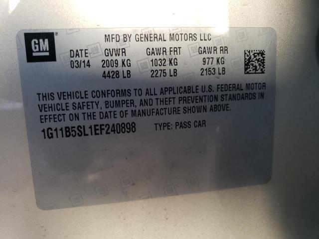 1G11B5SL1EF240898 Chevrolet MALIBU LS