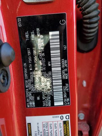 JTEMU5JR7N6087380 Toyota 4runner Sr5/sr5 Premium