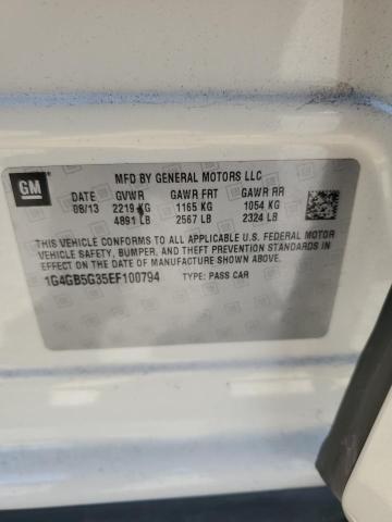 1G4GB5G35EF100794 Buick Lacrosse